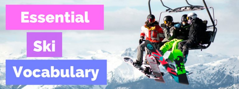 Essential Ski Vocabulary [Infographic] | Oxford House Barcelona