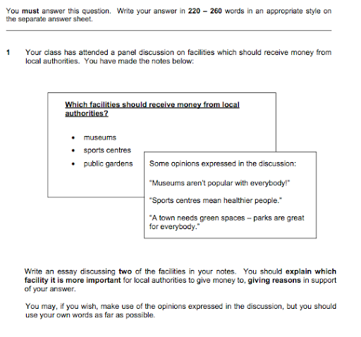 How to write a C1 Advanced Essay - Example Question | Oxford House Barcelona