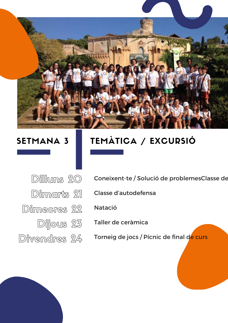 Setmana 3 | Anglès per a nens i joves a l'estiu 2020 | Oxford House Barcelona