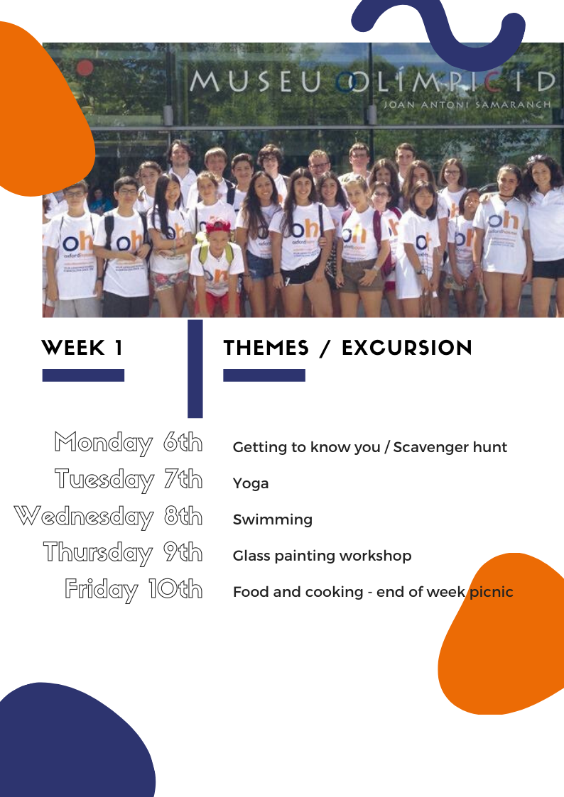 Week 1 | Oxford House 2020 Yls Summer Programme