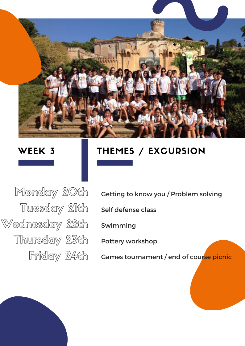 Week 3 | Oxford House 2020 Yls Summer Programme
